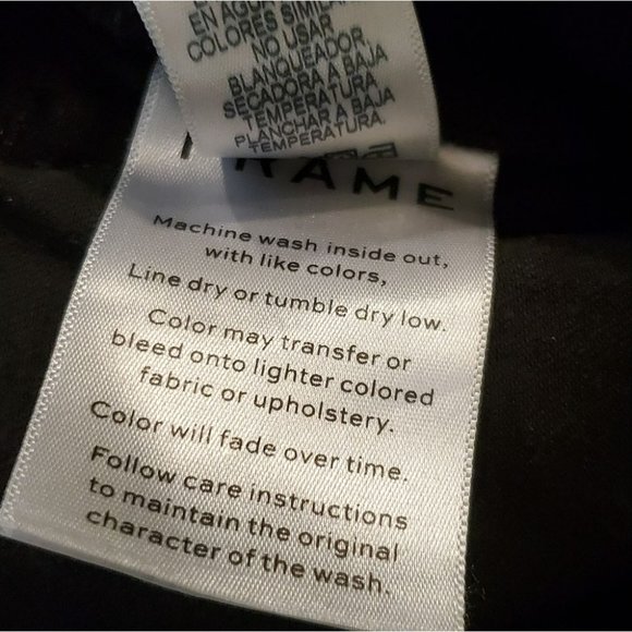 FRAME | Ali High Rise Cigarette Skinny Jeans in Black (Size 31) - Picture 9 of 10